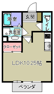エステート緑ヶ丘A棟 間取り